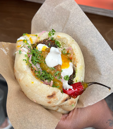 London's best falafel at pockets (Hackney, London, UK)