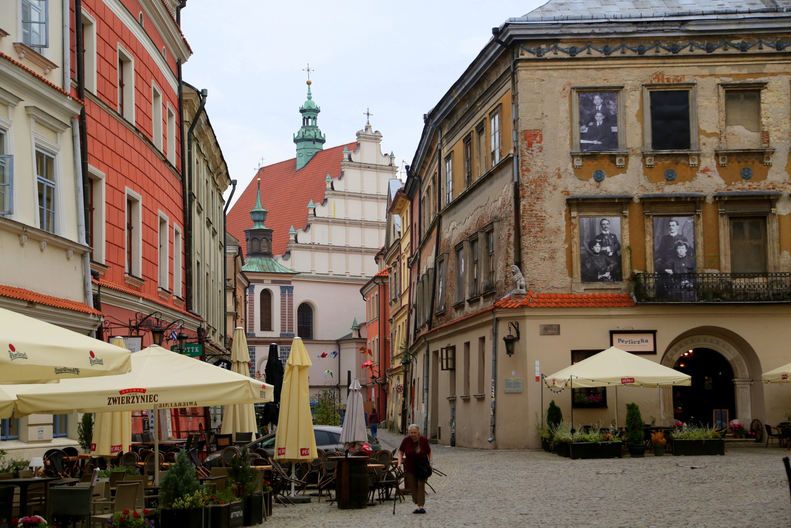 old town lublin square - - one of the best places to travel solo in europe