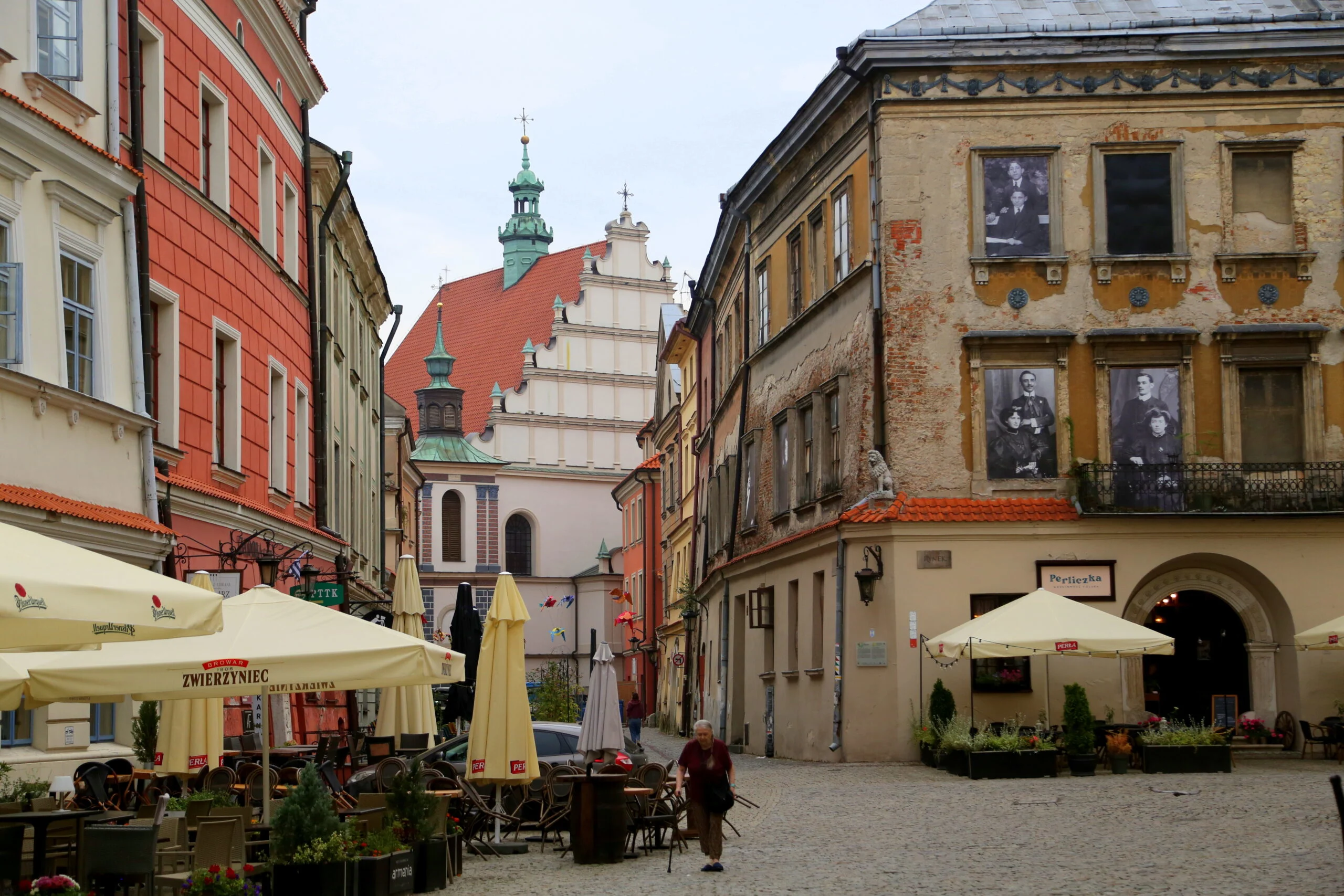 old town lublin square - - one of the best places to travel solo in europe