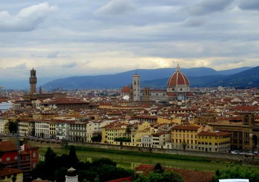 skyline of florence italy