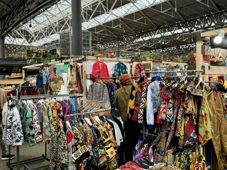 Vintage shopping in Spitalfields Market