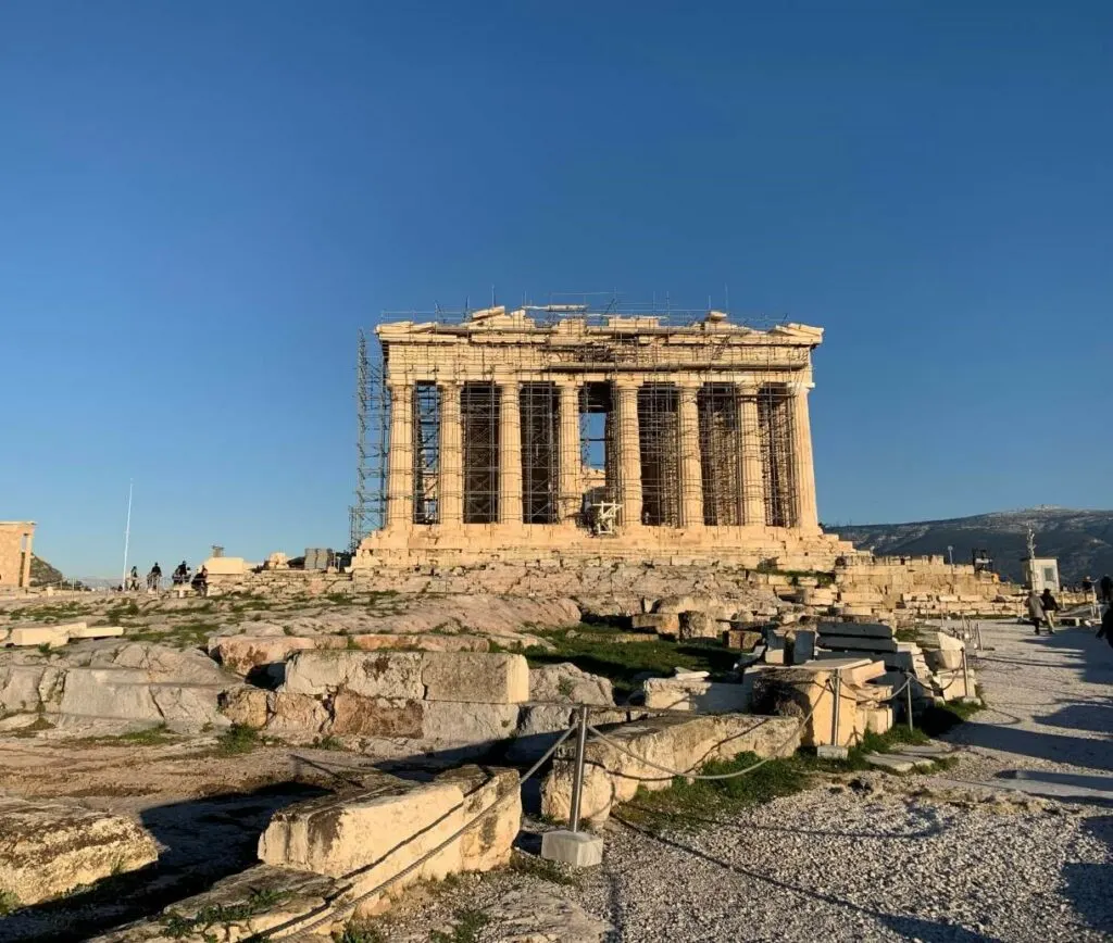 It is always a joy to visit the Acropolis in the morning or late in the afternoon.