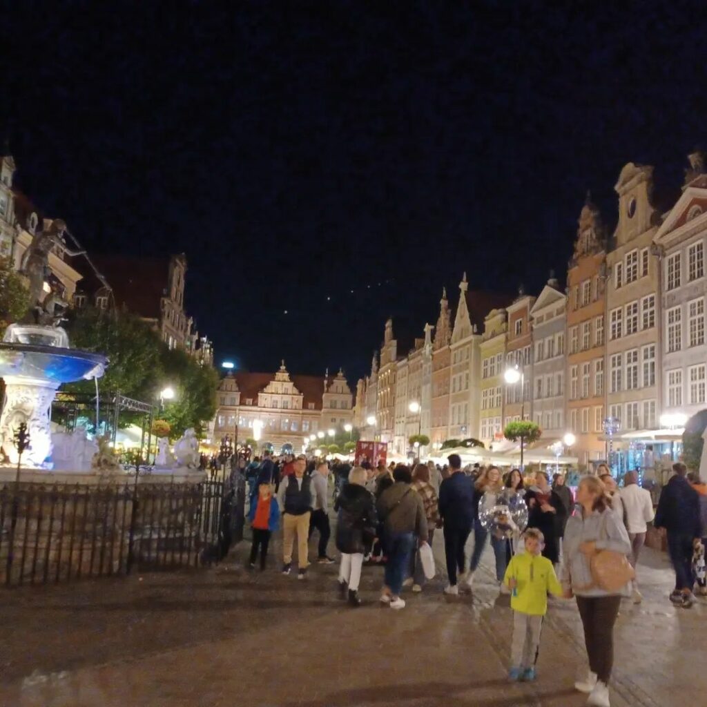 neptune's fountain is an iconic landmark in gdansk poland which is one of the cheapest flights from london