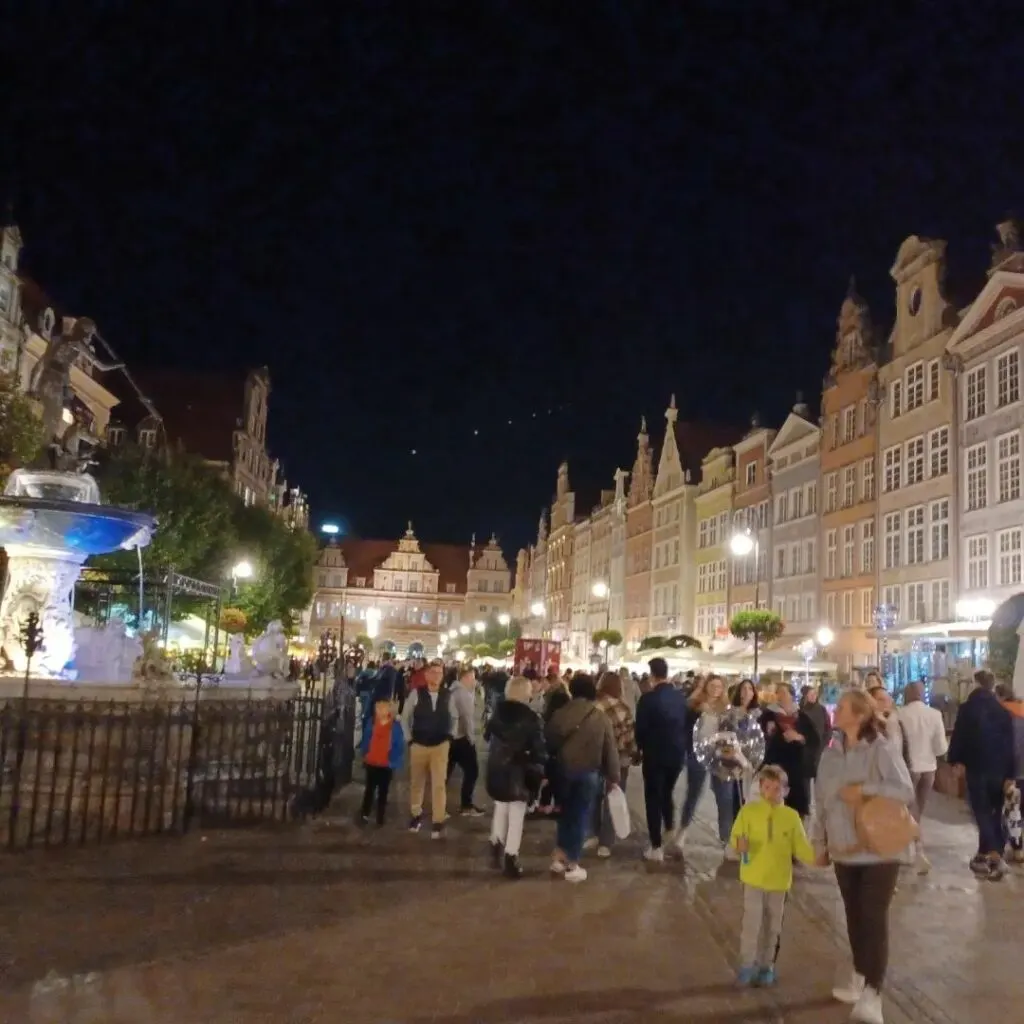 neptune's fountain is an iconic landmark in gdansk poland which is one of the cheapest flights from london