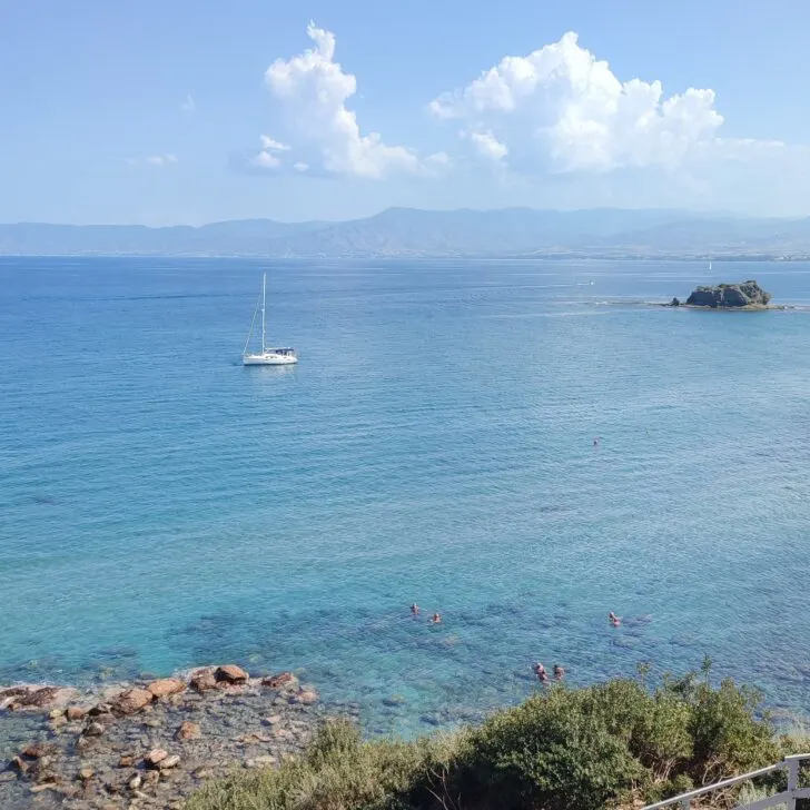 blue sea in Cyprus