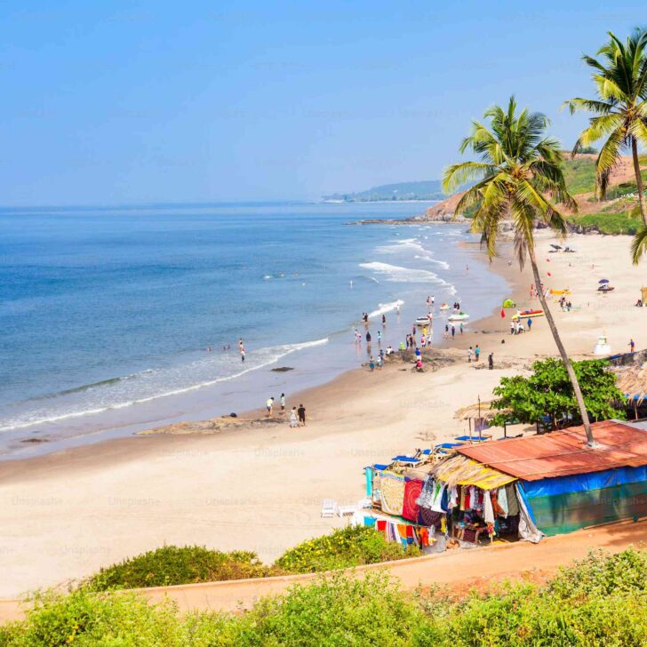 India Goa Arambol Beach View