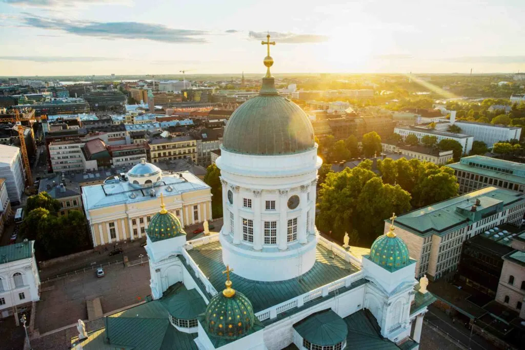 Spending one day in Helsinki ought to include a visit to Helsinki Cathedral, in the city centre.