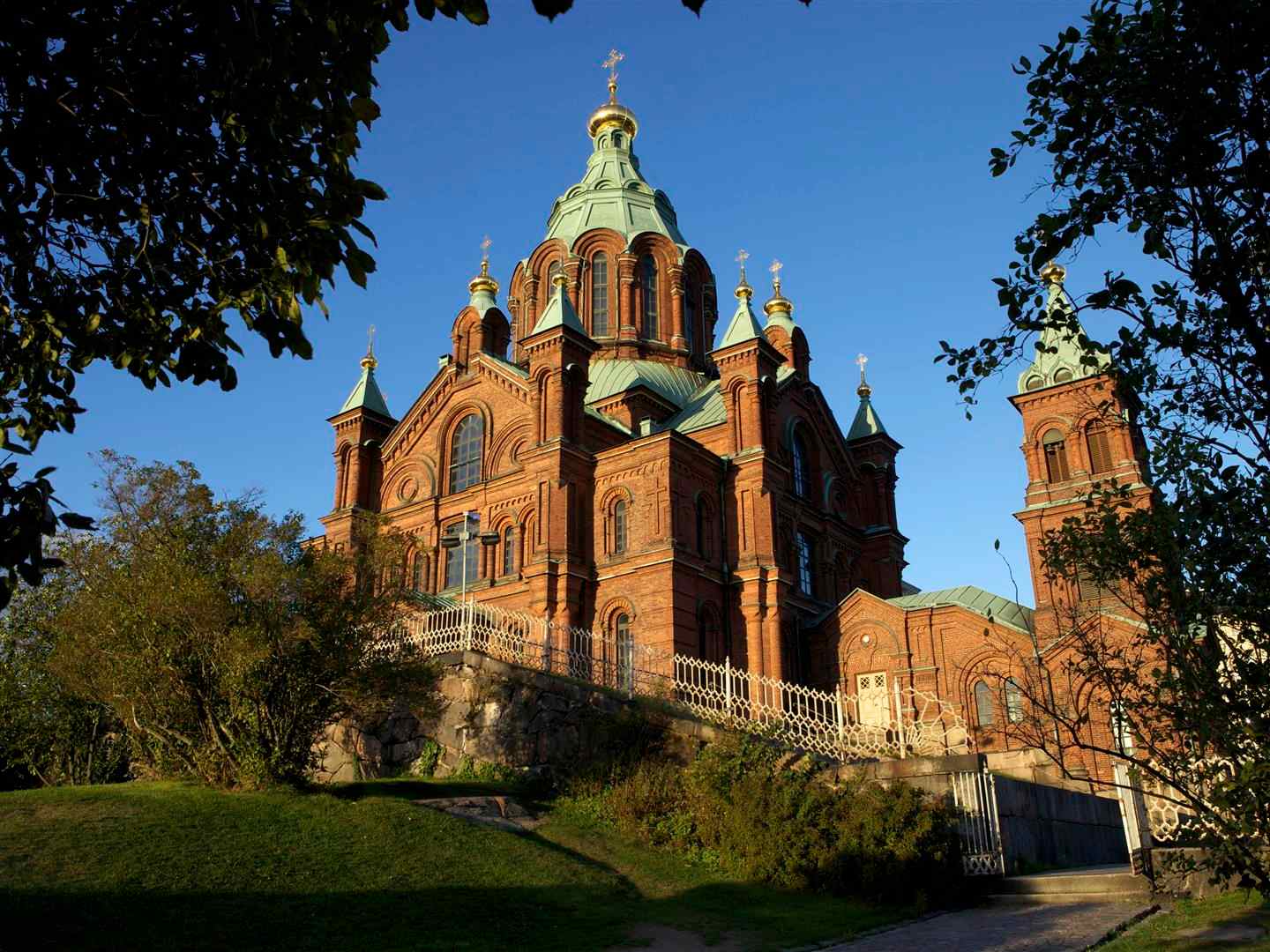 Uspenski cathedral is a beautiful orthodox catholic church in Helsinki.