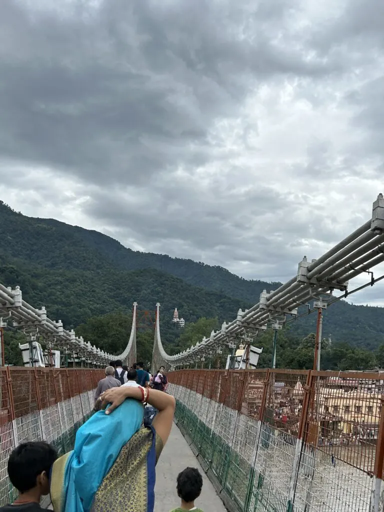 India Rishikesh Ram Jhula Bridge