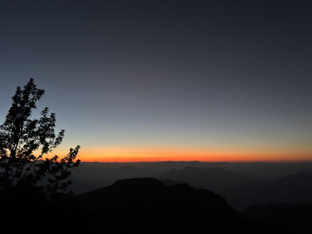 India Rishikesh Sunrise Kunjapuri Devi Temple