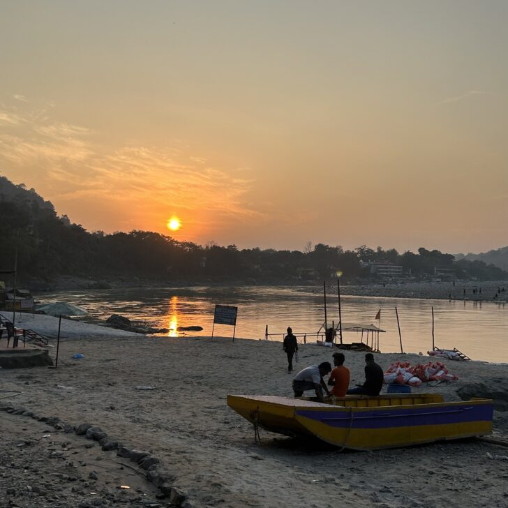 India Rishikesh Sunset