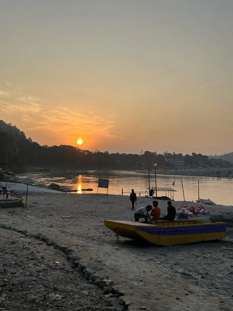 India Rishikesh Sunset