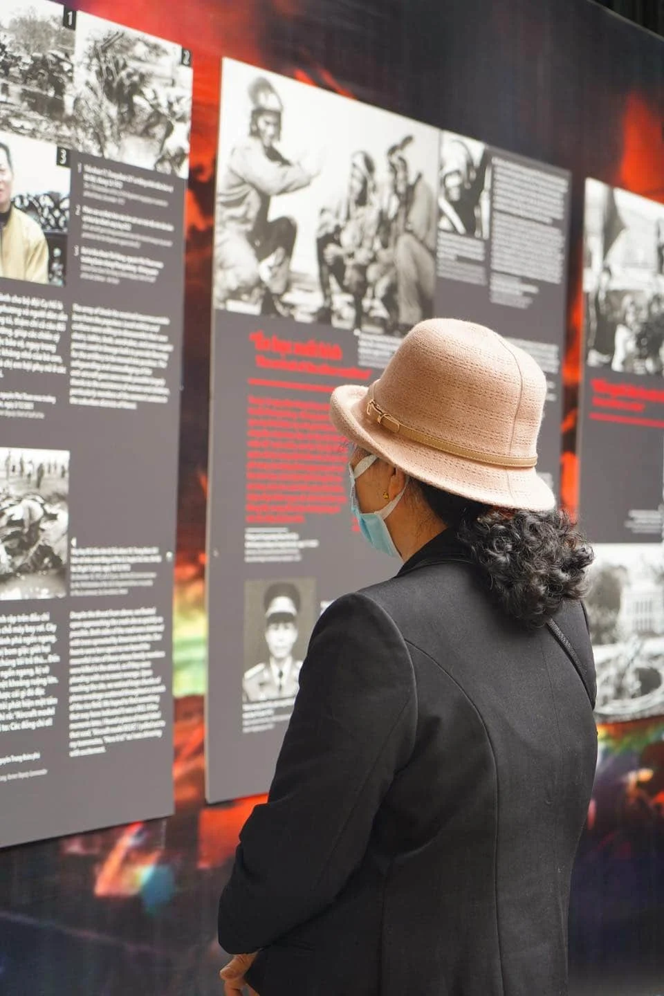 Information educating you on the displays within the museum