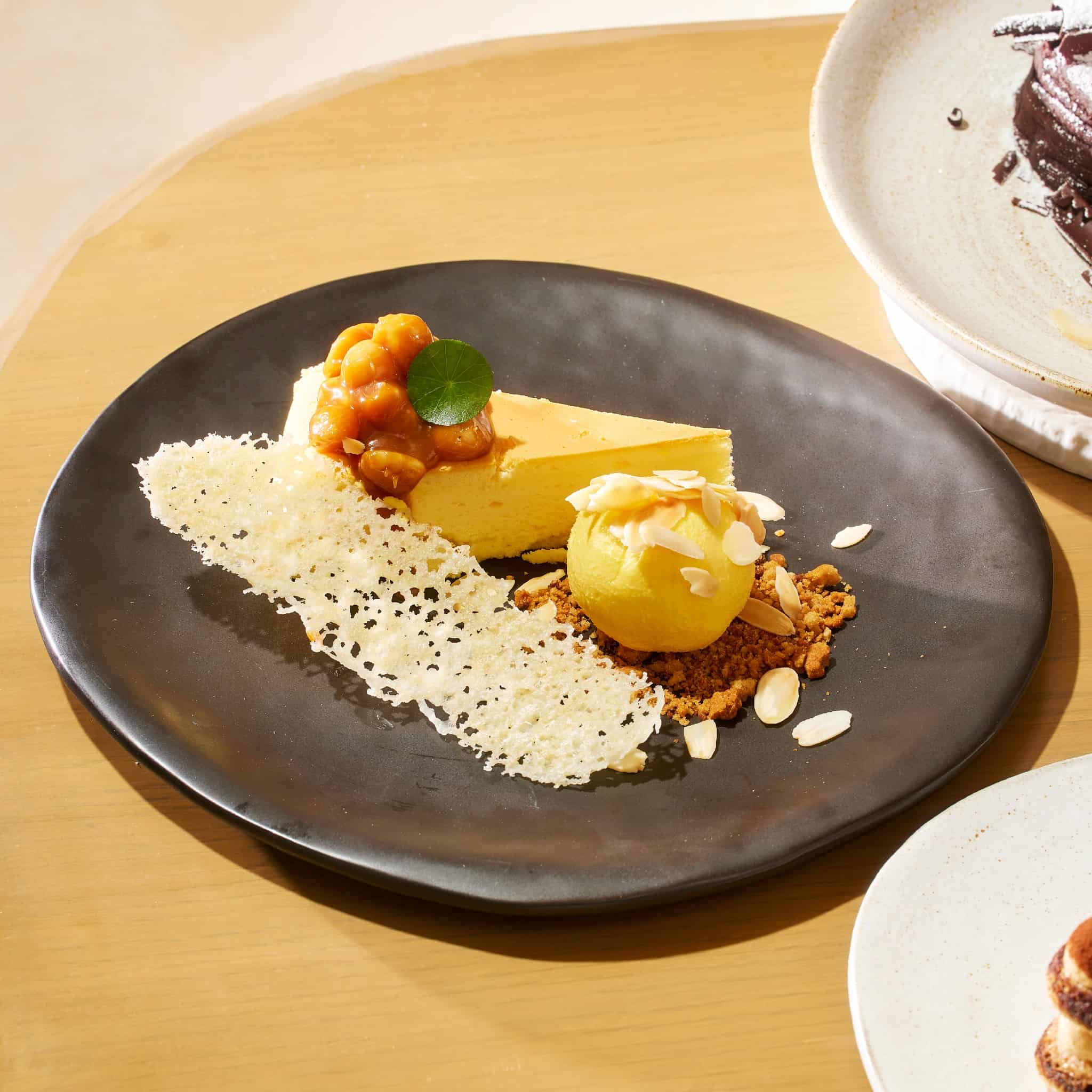 You have to try the cheesecake with macadamia from Lucus