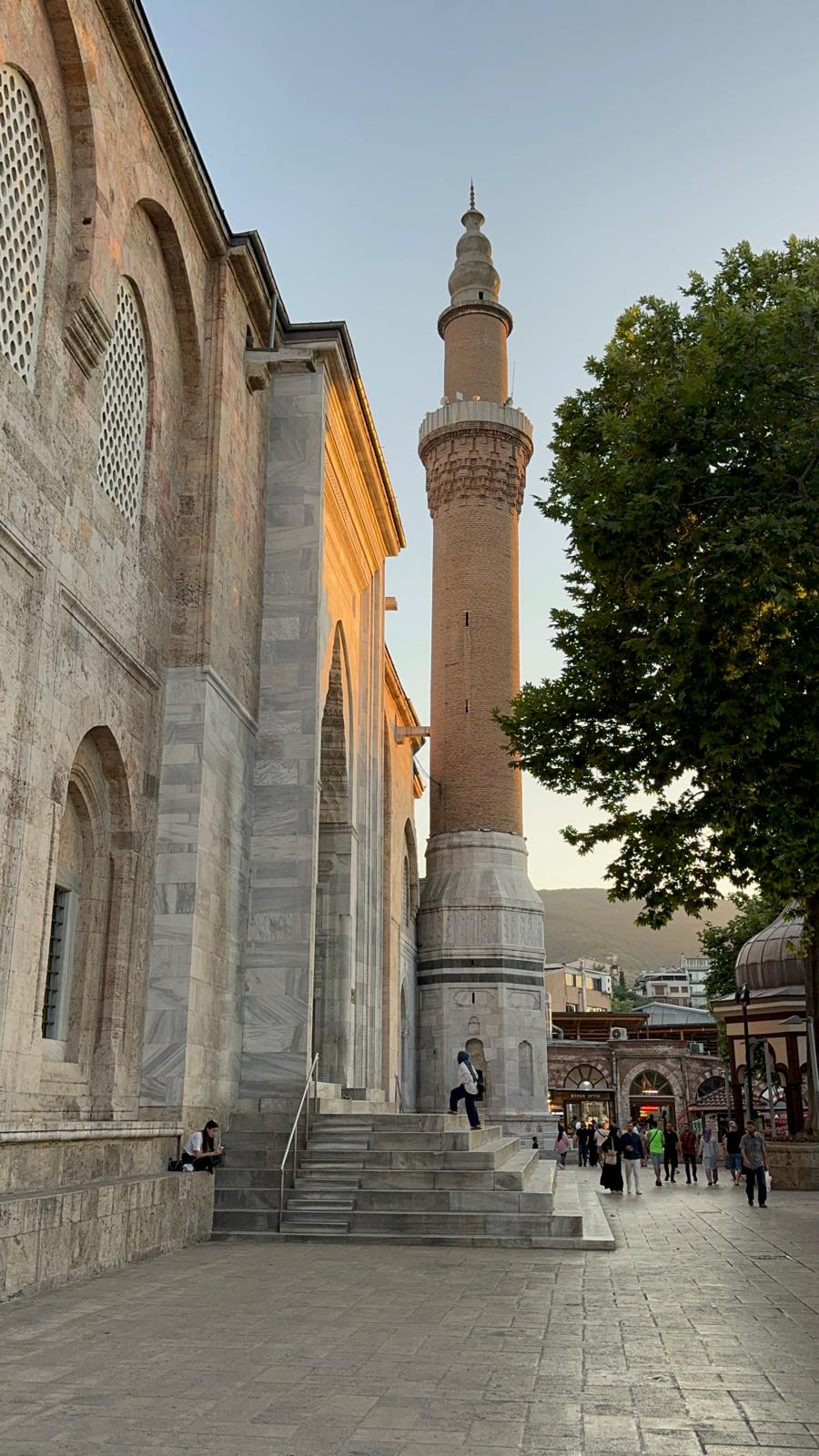 Bursa mosque minaret