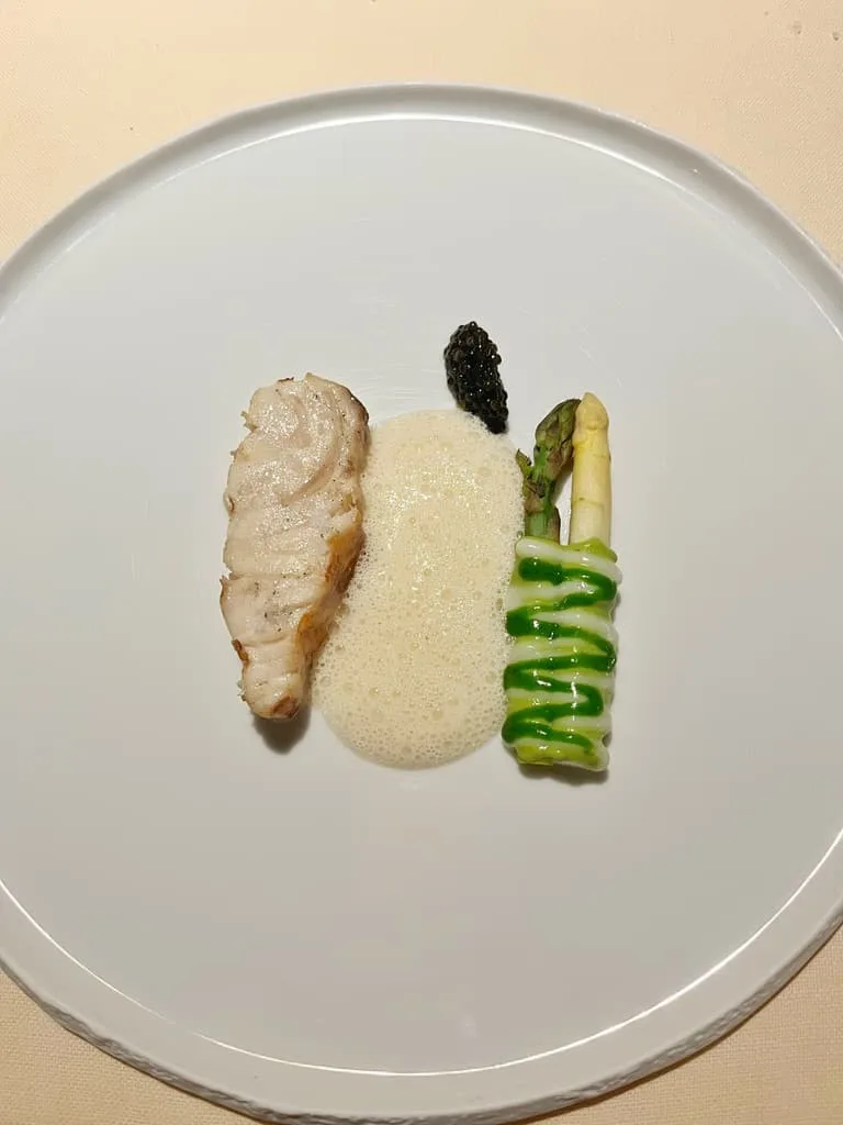 Second to last course at Michelin-listed Vitique in Greve