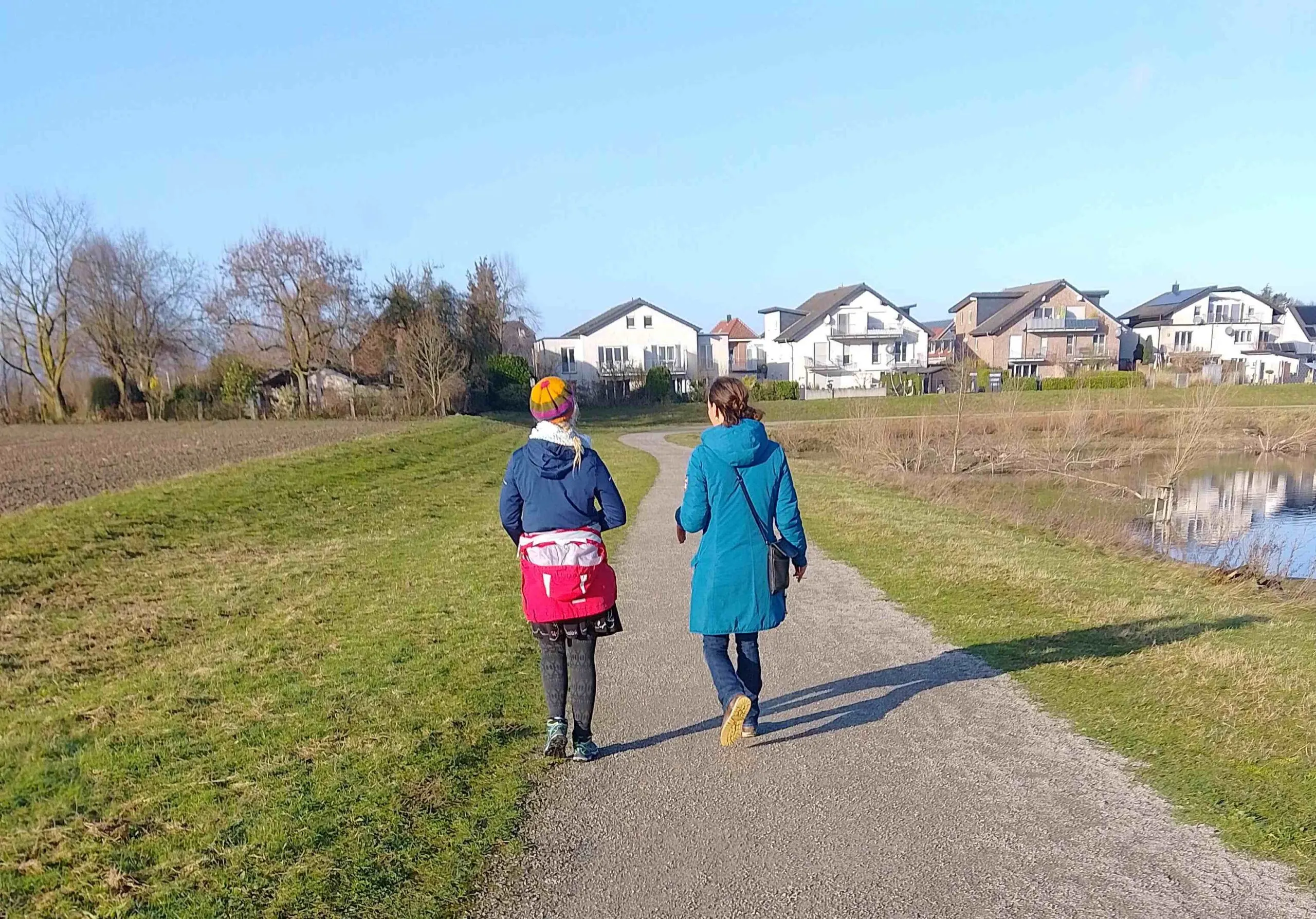 Xanten is surrounded by idyllic countryside, lakes, and walkways.