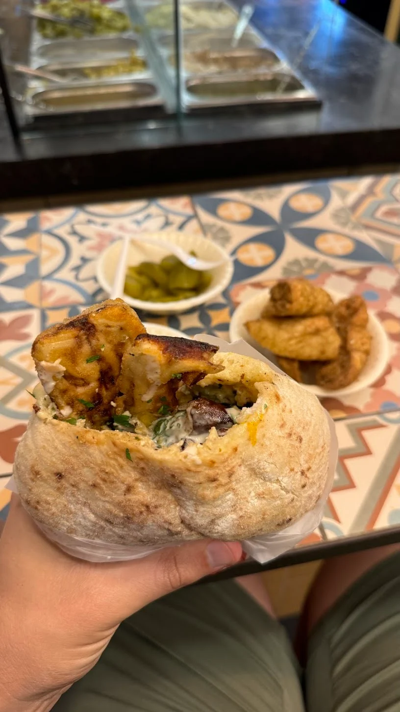 sabich at falafal gabay israeli street food