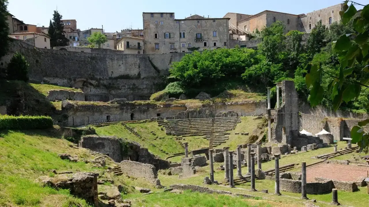 The Roman Theatre in Volterra