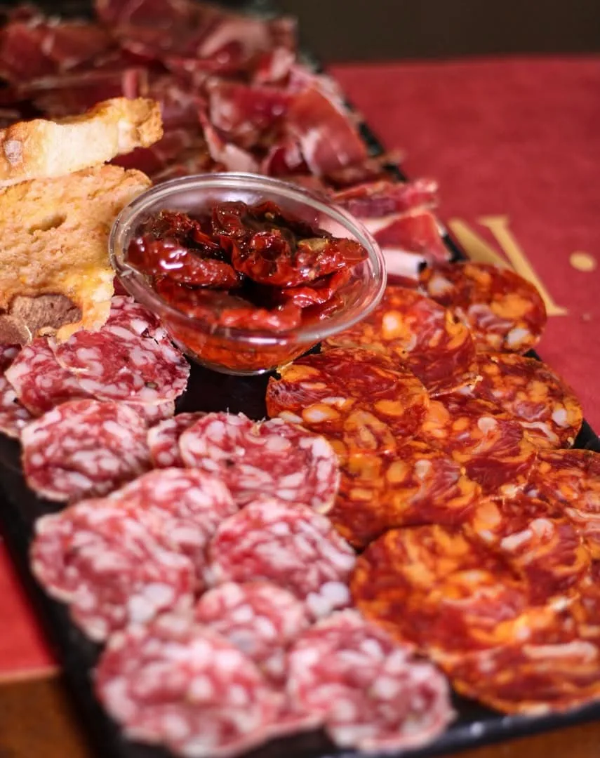 Antipasti of cold cut meats