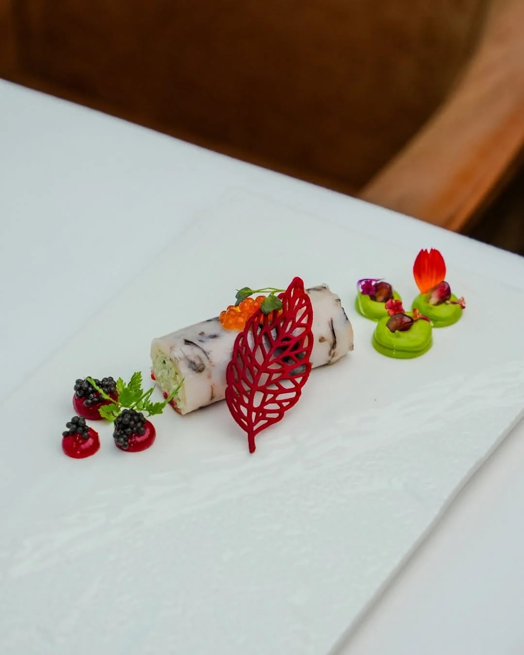 Beautifull presented food from this Michelin-listed option