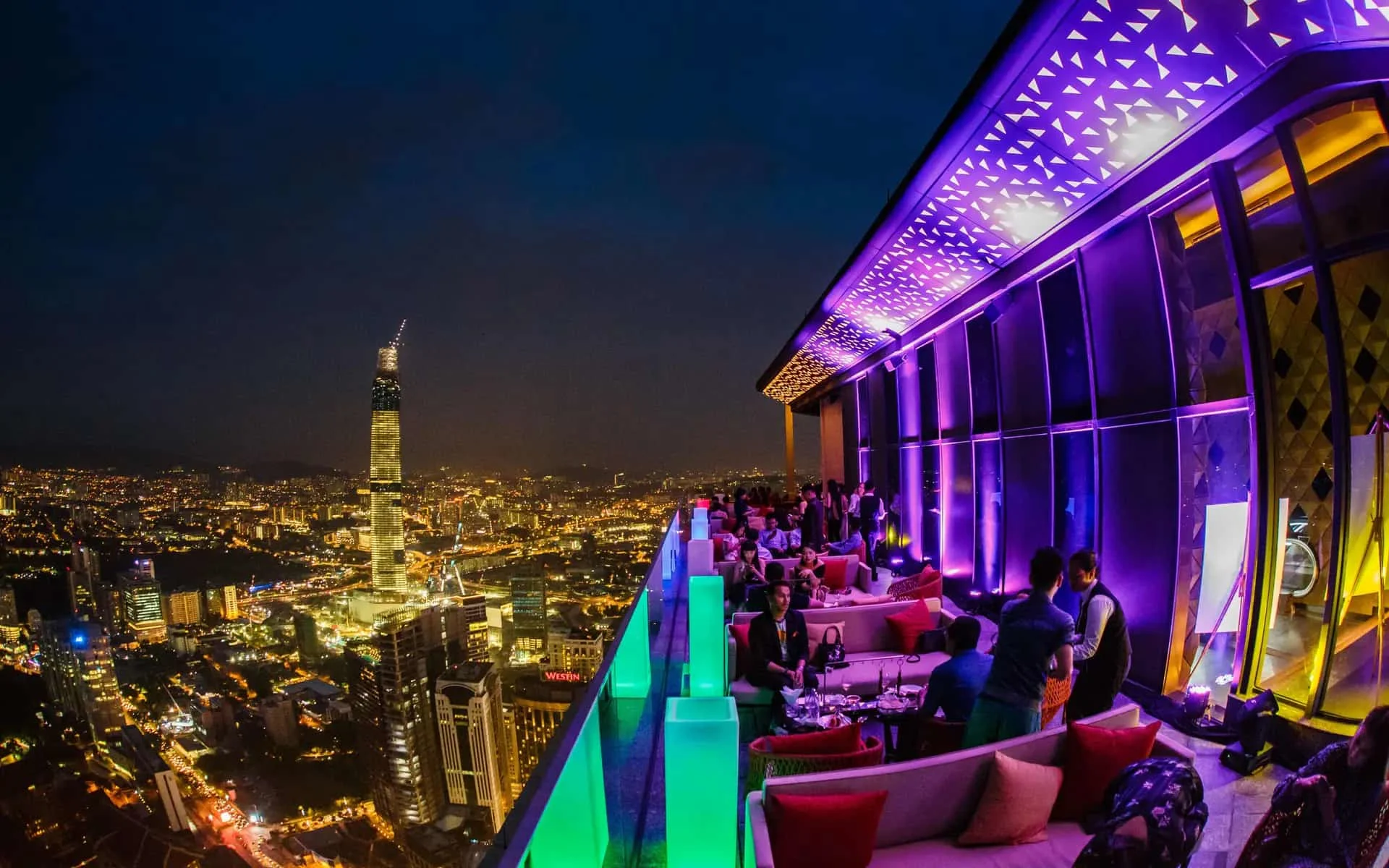 The whole of KL sparkling below you