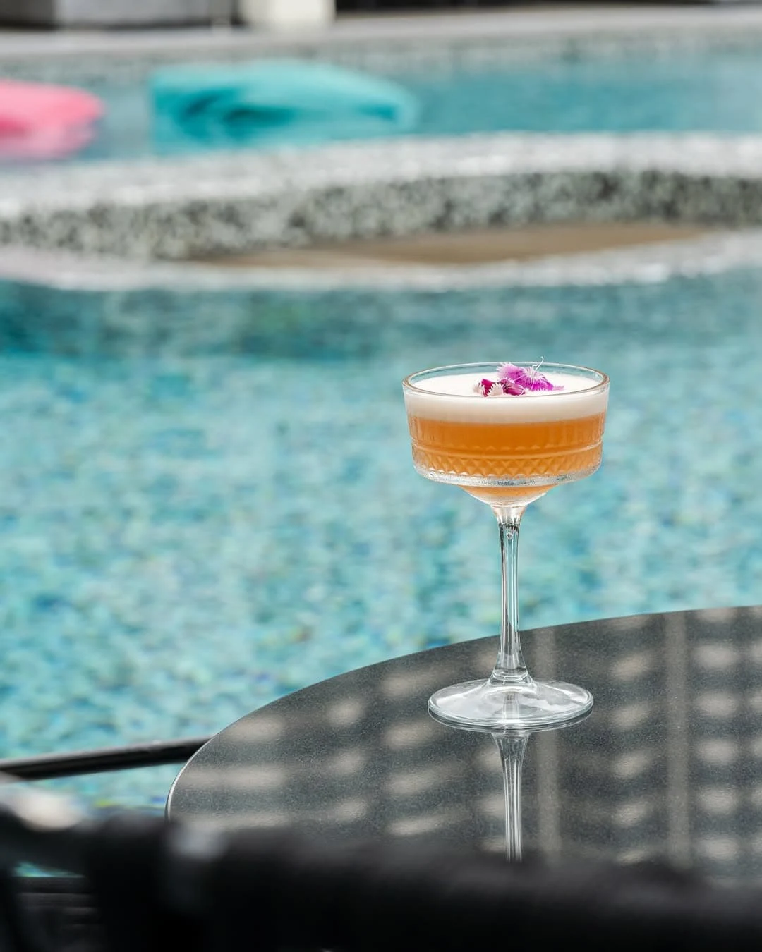 Cocktails around the pool