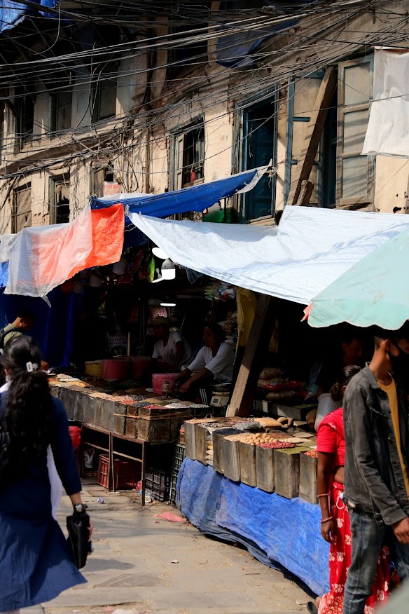 Market in Nepal 