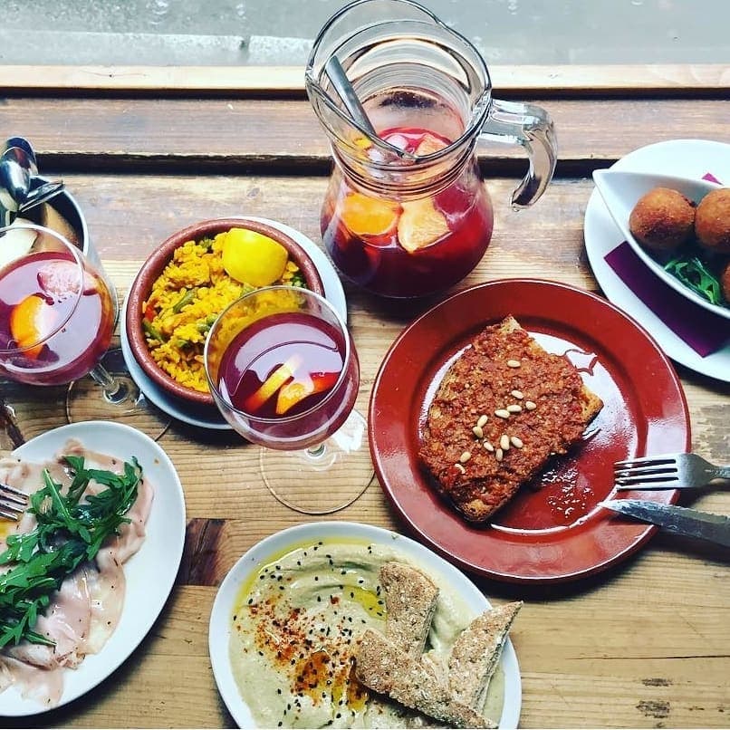 Sangria and tapas