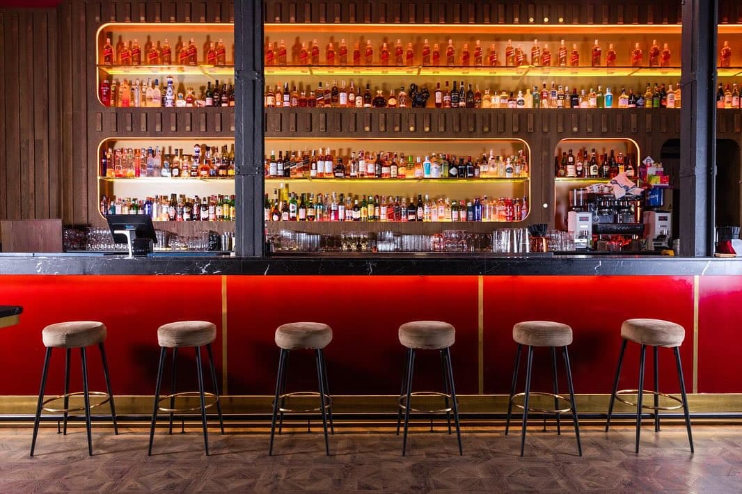 Feel like stepping back in time, just like this bar space