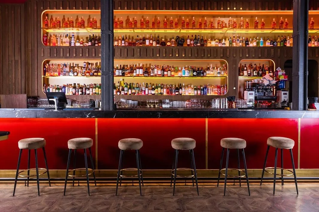 Feel like stepping back in time, just like this bar space