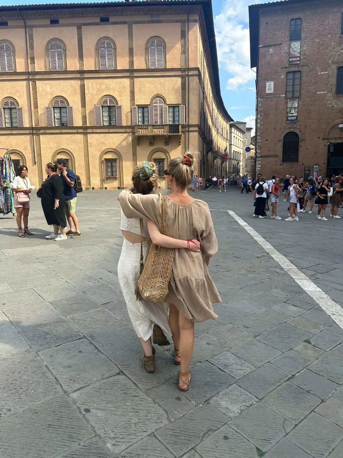 Walking the streets of Siena