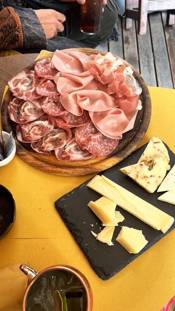 Meat and cheese board from Bar O'Netto