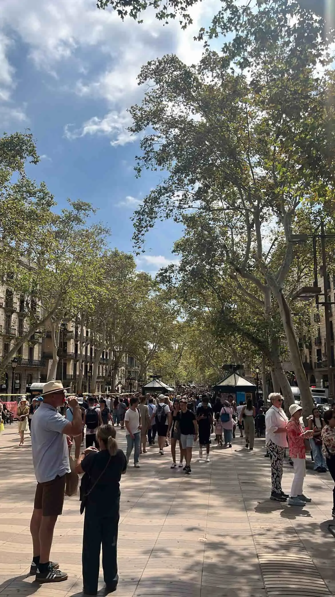 La Rambla in barcelona