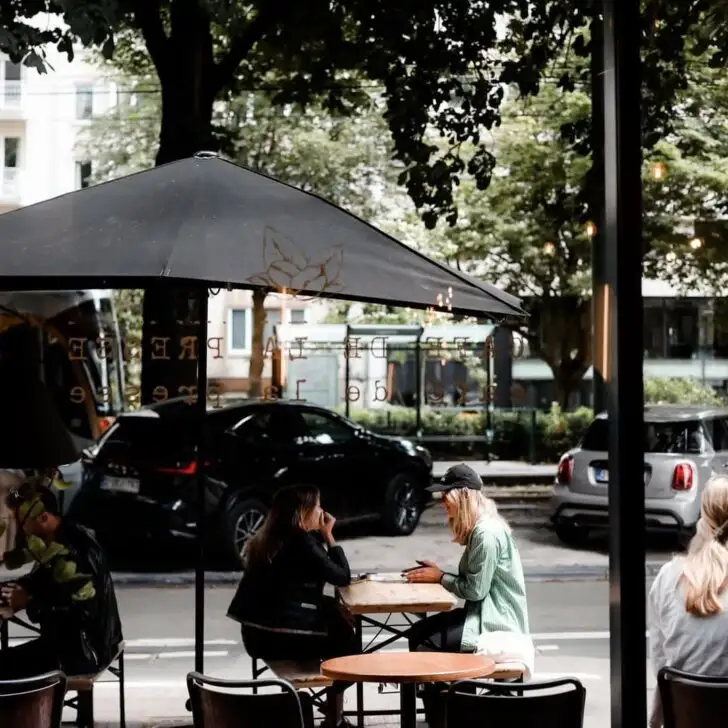 Outside seating