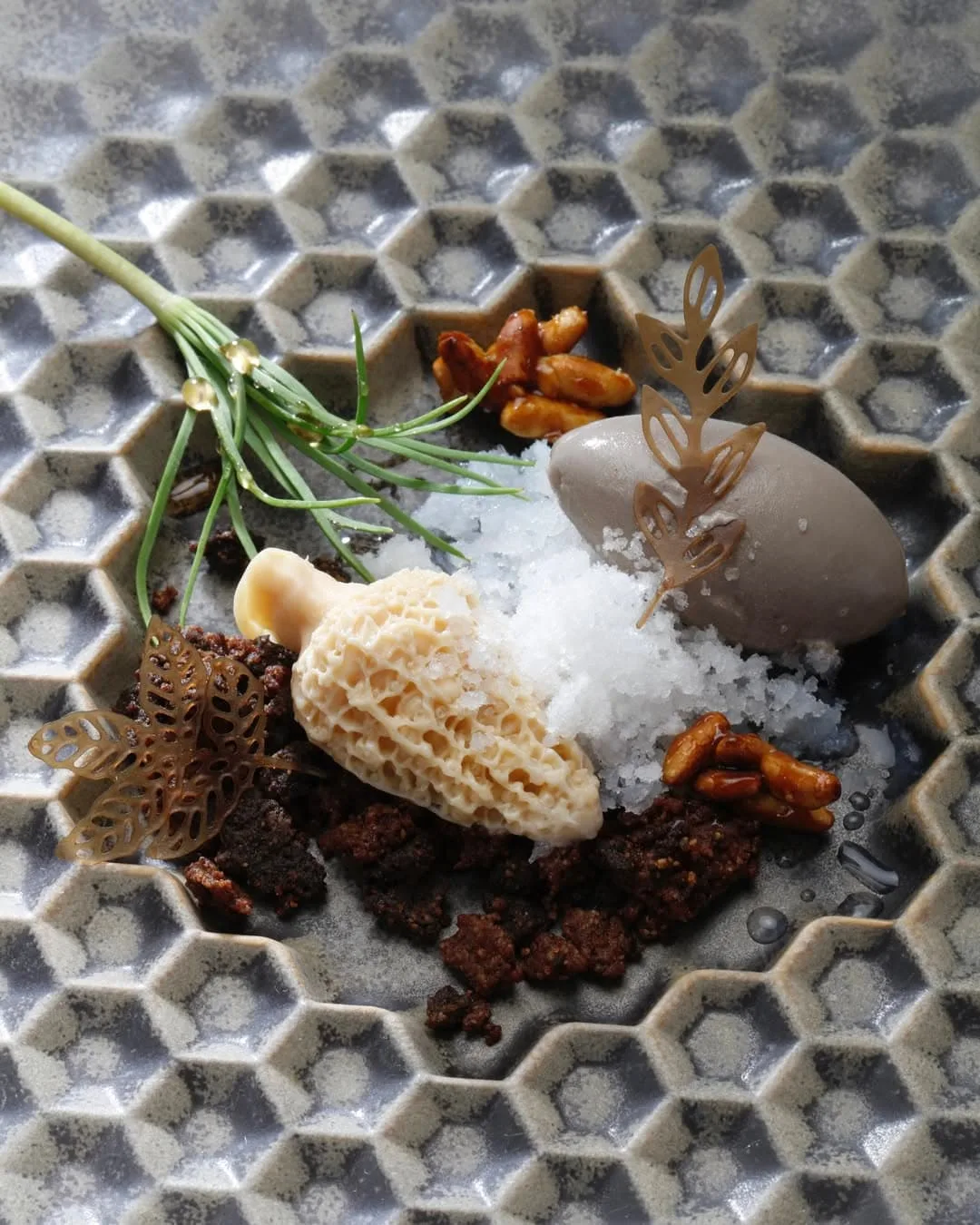Dessert plate at three-Michelin-starred Disfrutar