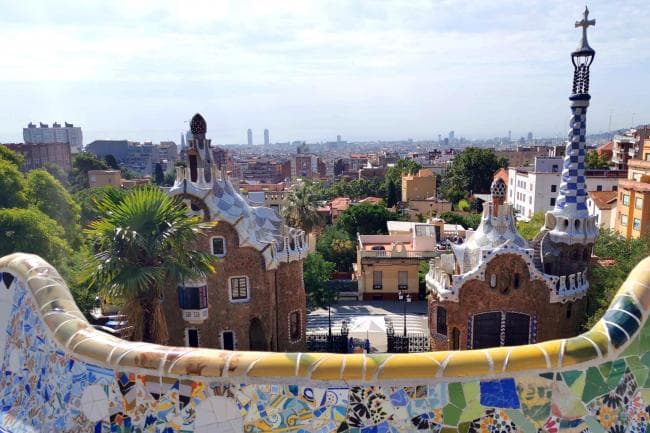 Views from the famous Park Güell
