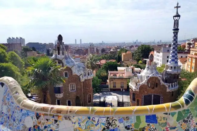 Views from the famous Park Güell