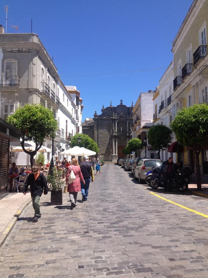 The old town streets of Cadiz