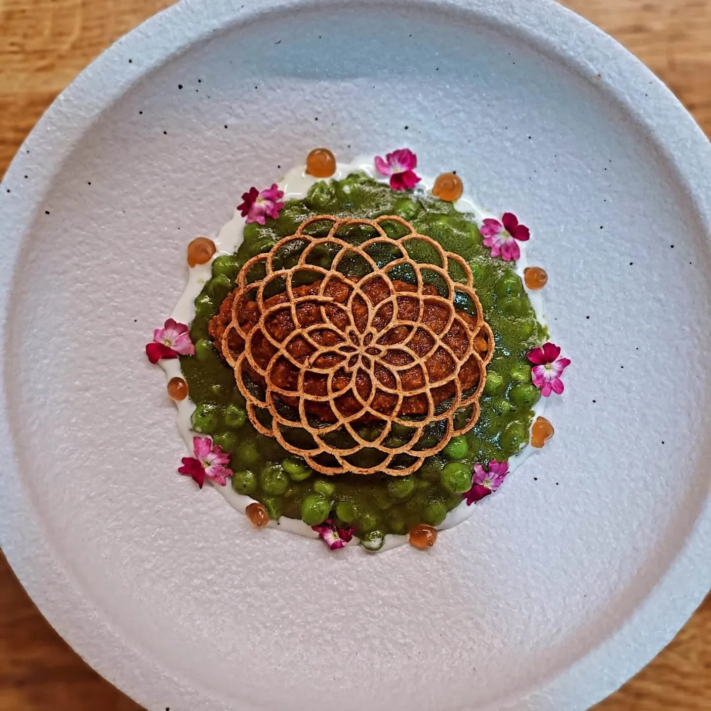Artful plates from Atelier Casa de Comidas in Granada