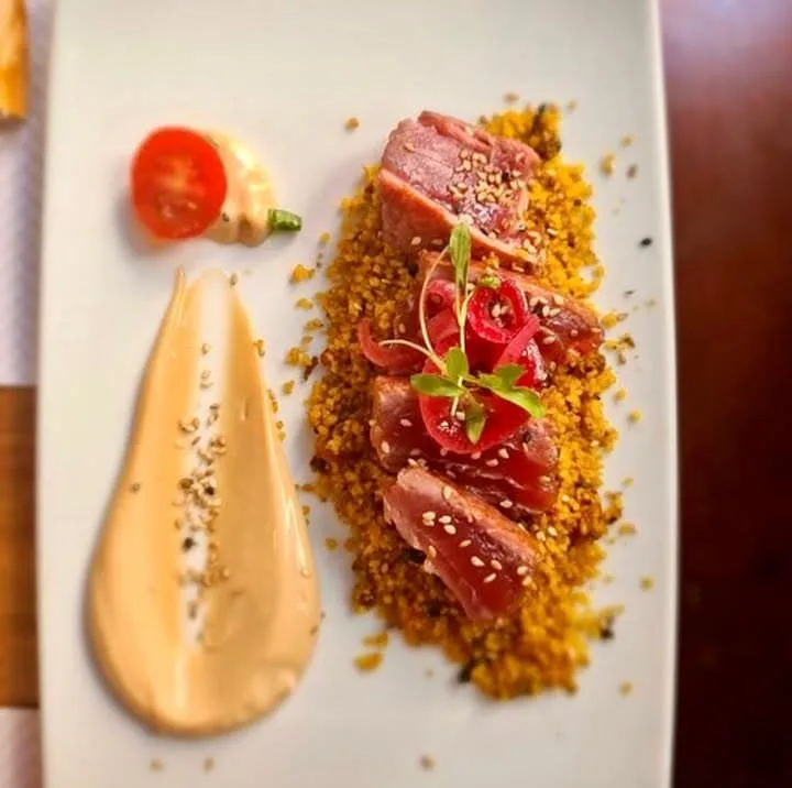 La Brunilda's tuna tataki in Seville