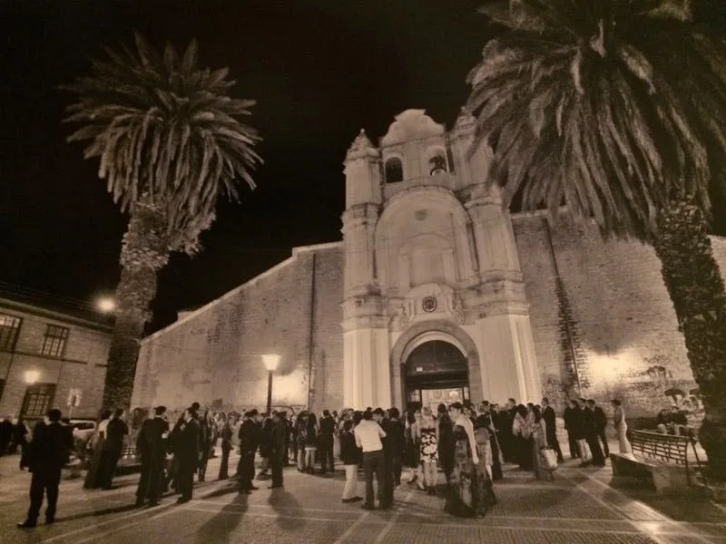 Cochabamba city centre at night