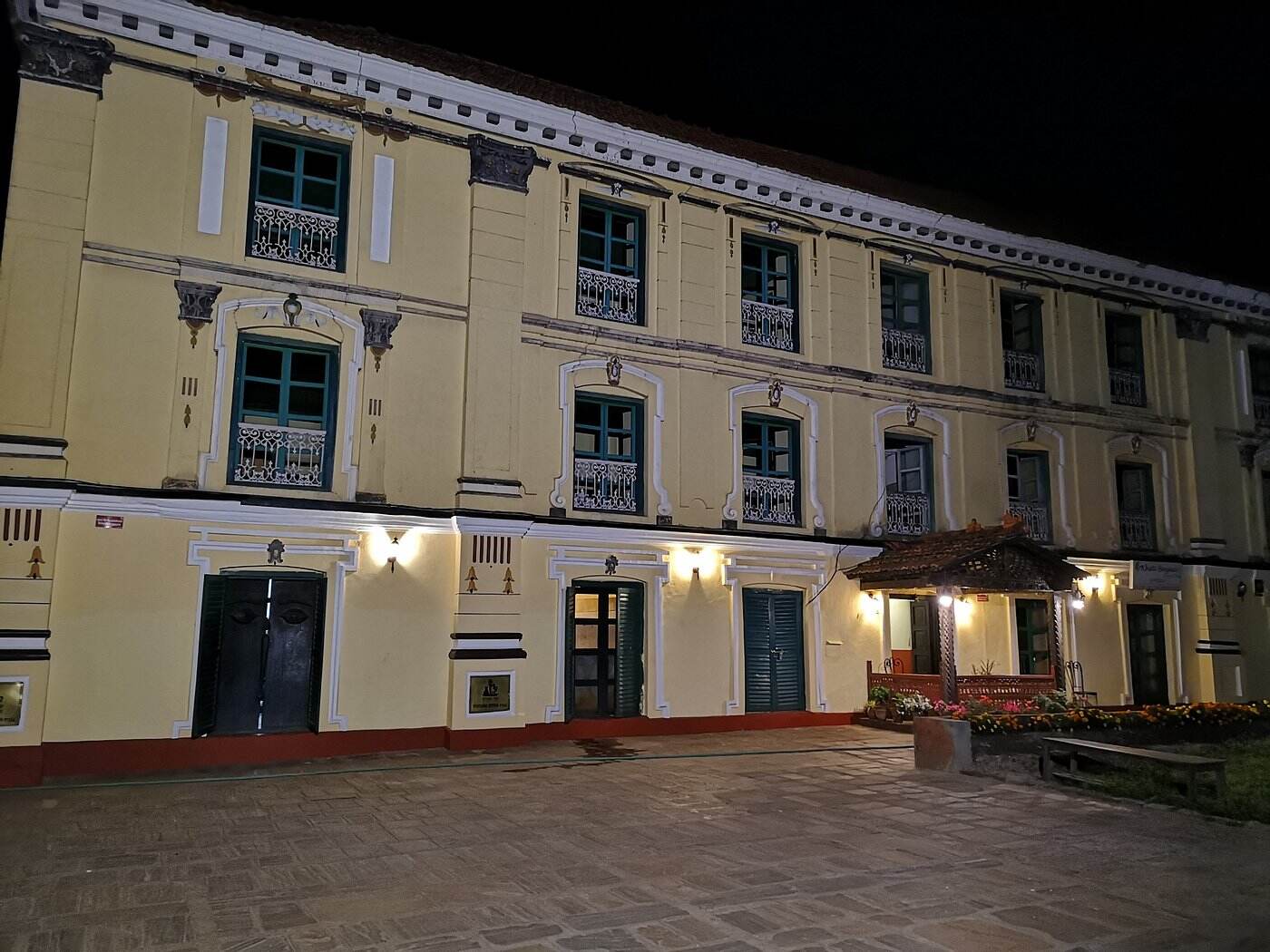 Exterior of a heritage building in Nepal 