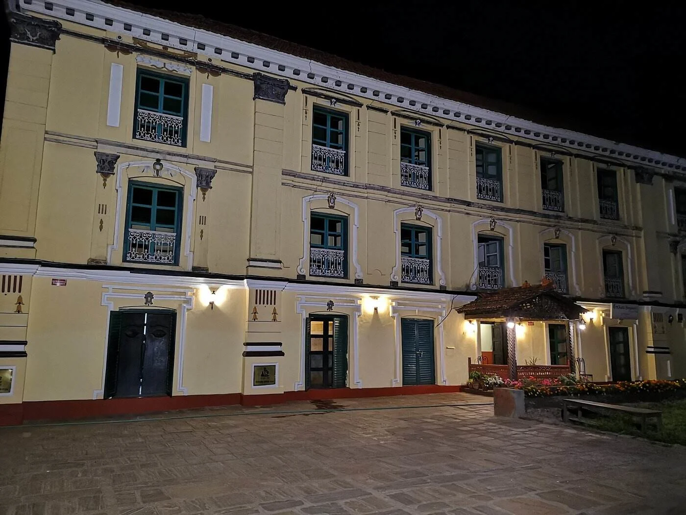 Exterior of a heritage building in Nepal 