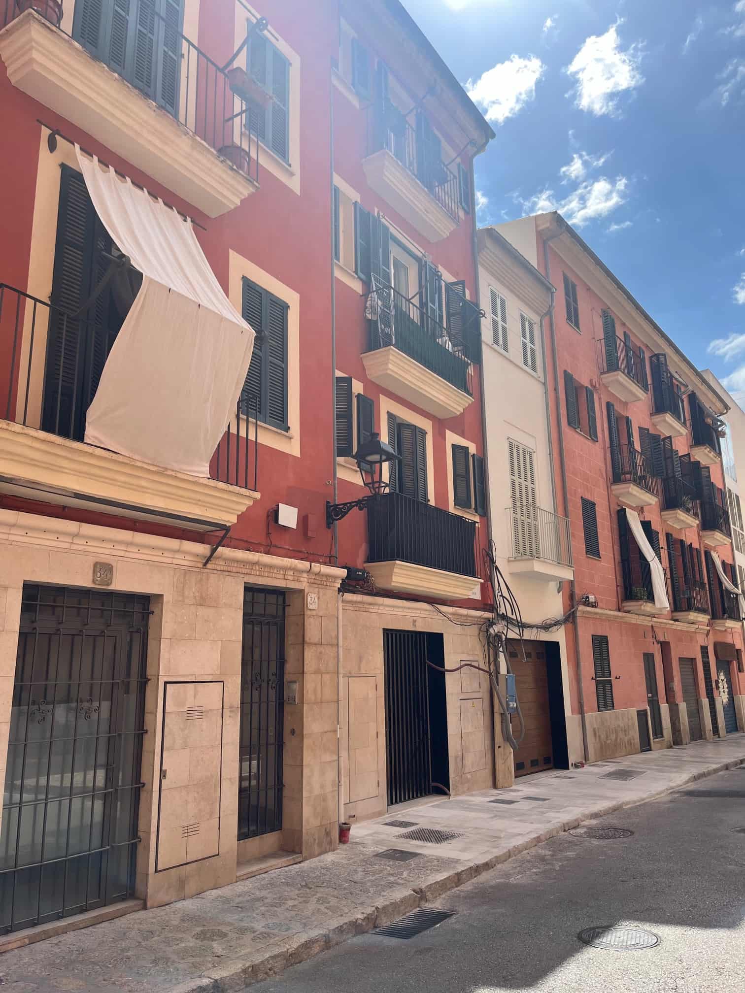 Palma's colorful block buildings