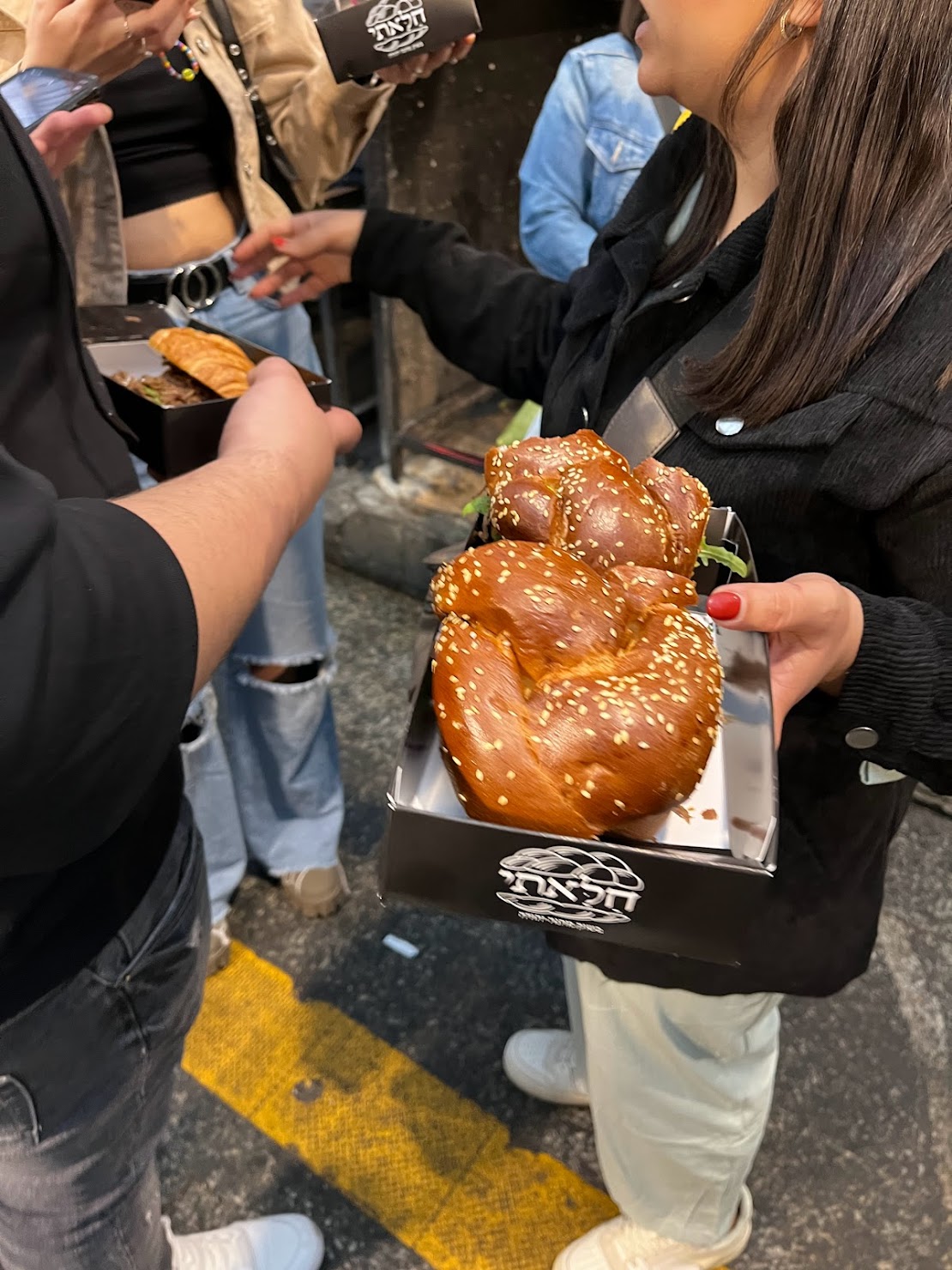 israel jerusalem halati schnitzel sandwich
