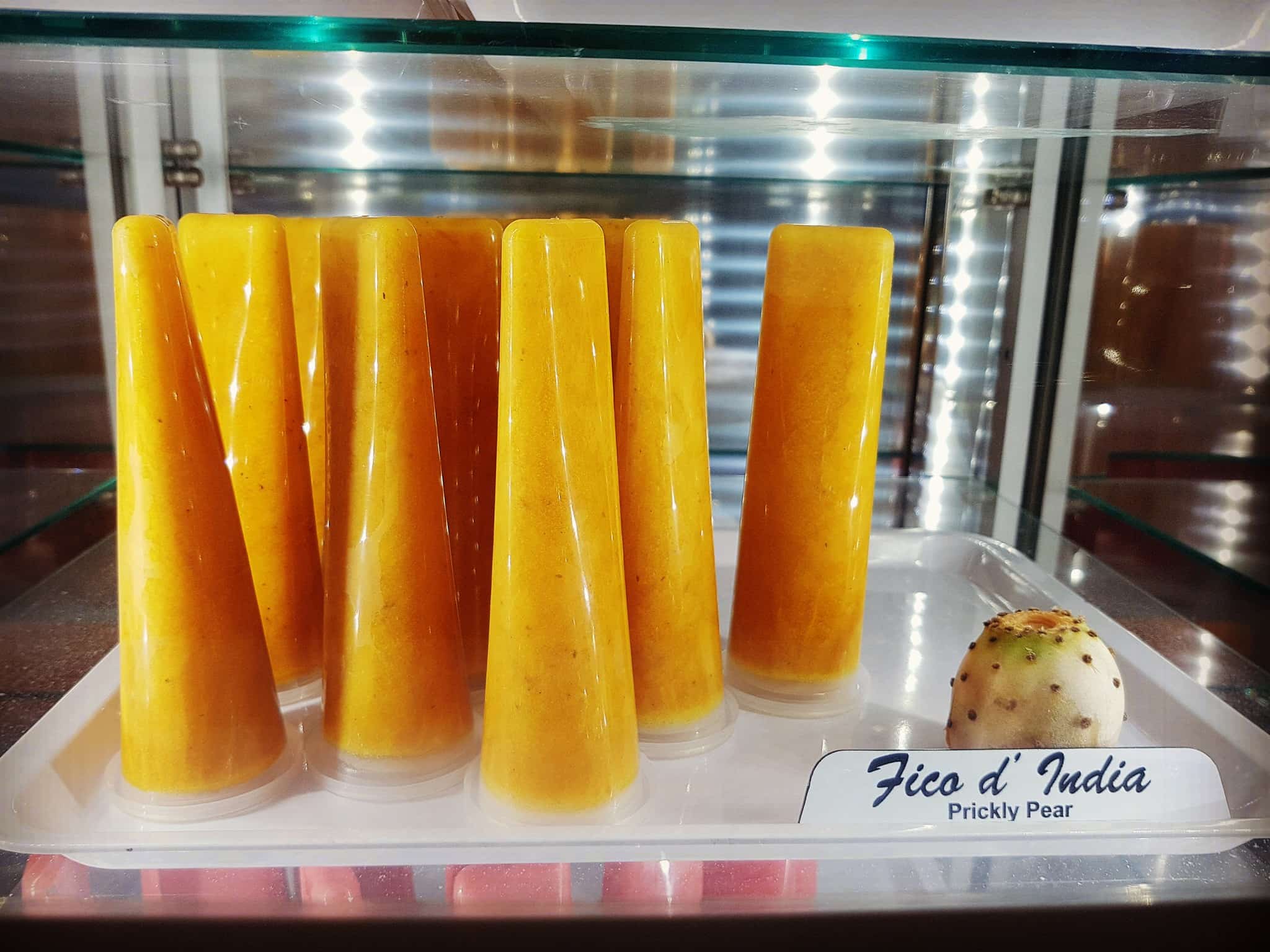 Pirckly pear popsicles