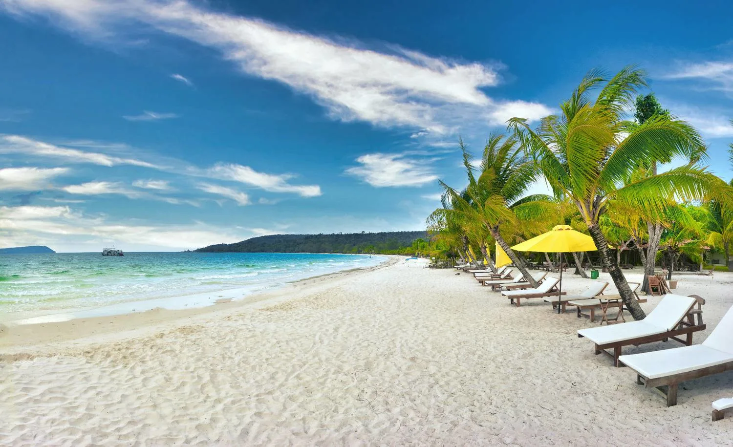 koh rong island sea sand nature cambodia