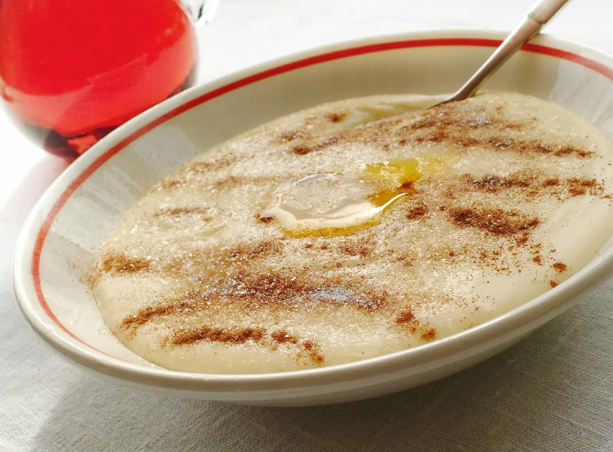 rommegrot is porridge made with sour cream popular in norway
