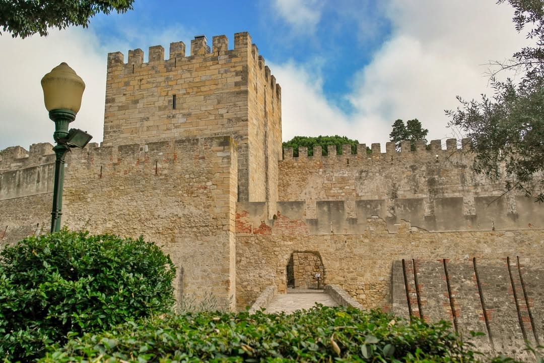 The castle facade